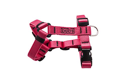 bub's Not Pull - arnés para Perro pequeño Sistema Anti tirón (Comprobar tamaño: Cuello 24 a 42 cm Pecho 31 a 49 cm) Color Rojo