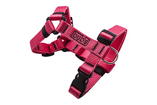 bub's Not Pull - arnés para Perro pequeño Sistema Anti tirón (Comprobar tamaño: Cuello 24 a 42 cm Pecho 31 a 49 cm) Color Rojo