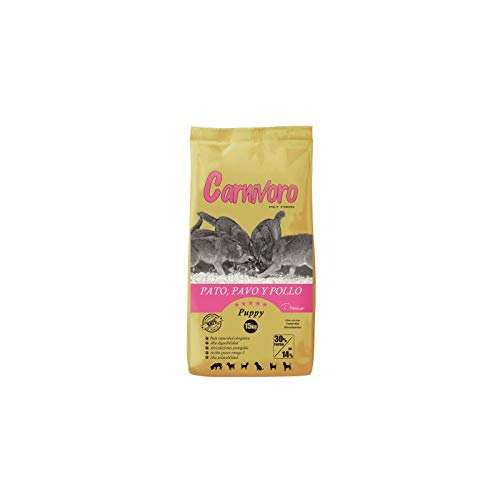 CARNIVORO Puppy Pato,Pavo,Pollo 15 kg