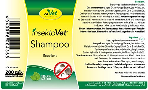 cdVet Naturprodukte insektovet Champú 200 ml