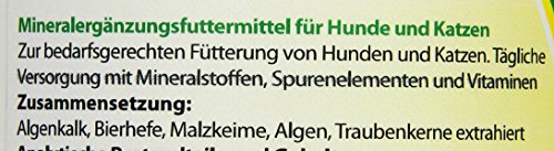 cdVet Naturprodukte MicroMineral Hund & Katze 500 g - Natural micronutrient Supply - Relief detoxification Organs - Mineral Balance - Metabolism - Coat - Vitamin Protection -