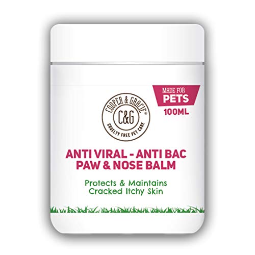 C&G Dog Paw Nose Balm - Bálsamo para la nariz y para las patas agrietadas y que pican de perros, no testado en animales100ML