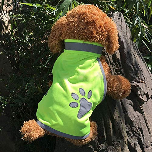 Chaleco de seguridad para perros, ropa reflectante casual para mascotas, Disfraces de alta visibilidad para caminar y hacer ejercicio, para senderismo al aire libre, X-Large