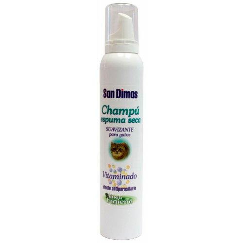 Champú vitaminado en espuma seca para gatos 200 ml