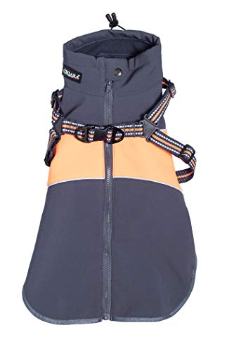 CHIARA chj-1500 de y1802or de 2 x l Perros Chaqueta, XXL, Color Naranja