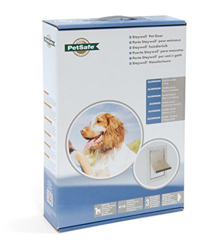 Croci C6066233 Petsafe Staywell Aluminio Door Pet, Medium, Bianco