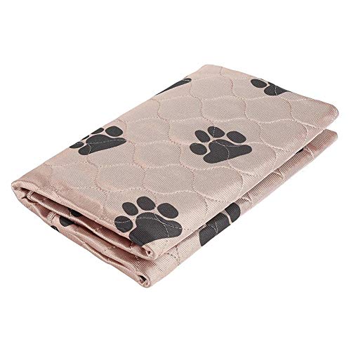 Delaman Dog Pee Pad Holder Lavable Perro Orina de Cama Orina Impermeable Alfombra Reutilizable para Mascotas Perros Gatos (Size : L)