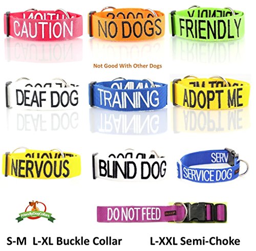 Dexil Arnés para Perro Que Trabaja (Perro en el Trabajo/no se Molesta), Color Azul con código de Color, no Tire L-XL para Evitar Accidentes por Advertencia a Otros de su Perro por Adelantado