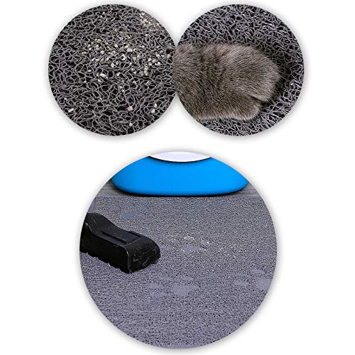 Dibea CM00341 - Alfombra para baño de Gatos, PVC, 40 x 60 cm, Alfombra de Arena para Gatos Que atrapa la Arena fácilmente, fácil de Limpiar, Esterilla para Gatos, Esterilla para Gatos