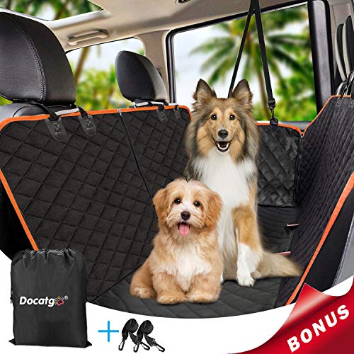 Docatgo Funda de Asiento para Perros,2019 La versión más Nueva Resistente al Agua,6 Capas 100% verdaderamente Impermeables,137CM X 147CM, Gruesa y Duradera para SUV, Camión, Transportar y Viaje