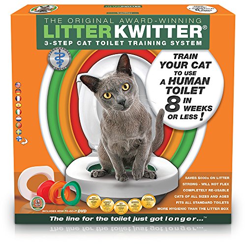 Doogie Stuff Ltd Litter kwitter LK1 3 de Paso Baños de Gatos Sistema de Entrenamiento