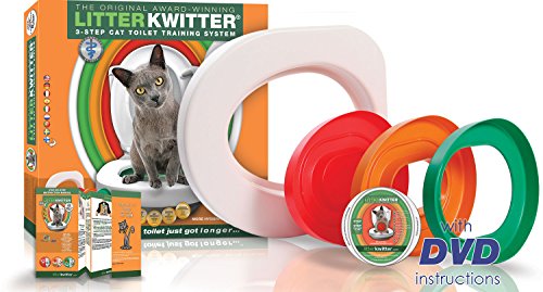 Doogie Stuff Ltd Litter kwitter LK1 3 de Paso Baños de Gatos Sistema de Entrenamiento