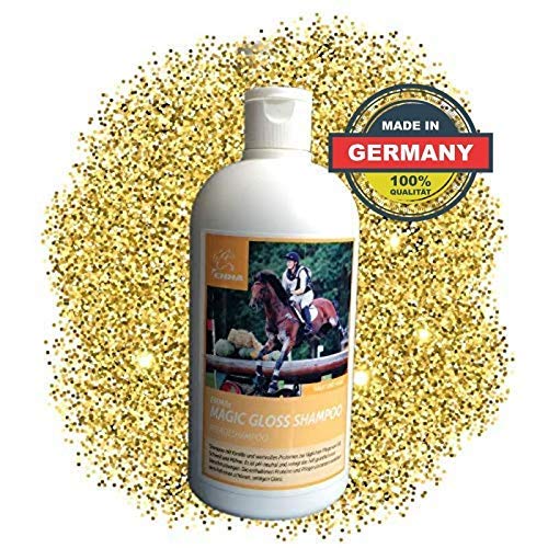 EMMA ♥ Champú para Caballos Cuidado del Caballo Cuidado del Caballo Cuidado del Pelo, Cuidado del Pelo, Crin y Cola, Brillo Sedoso, Suave, pH Neutro, 500 m