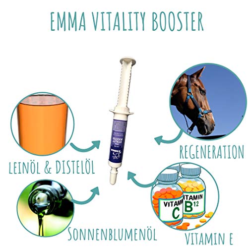 ♥ EMMA ♥ Muscular de Caballo - bajo Set I Amino Acid, Reiskeimöl + Amino Booster I Complemento Forro para la Musculatura I Premium del