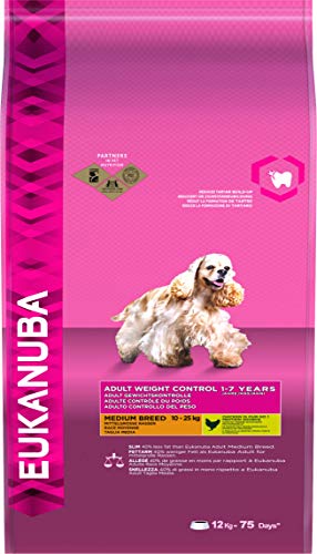 Eukanuba Adulto Control de peso Raza mediana Pollo [3 Kg]