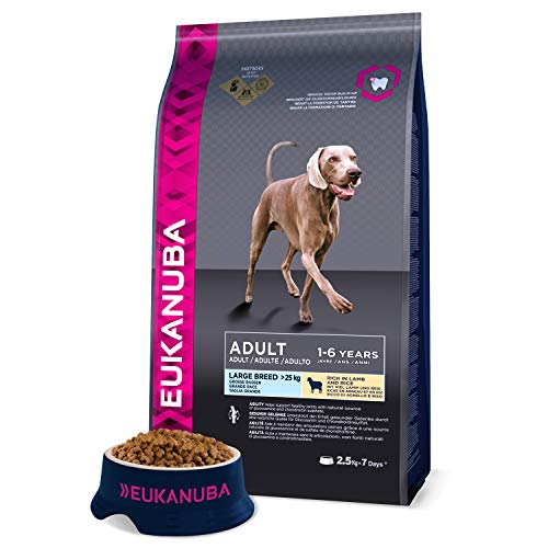 Eukanuba Adulto Raza grande Rico en cordero y arroz [2,5 Kg]