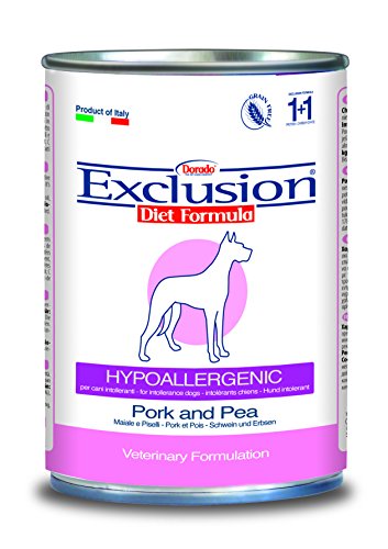 Exclusion Comida Seca para Perro con Cerdo y Guisante, 400 gr