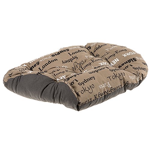 Ferplast Relax C 100/12 Perro Cama, algodón, 100 x 63 cm, Ciudades