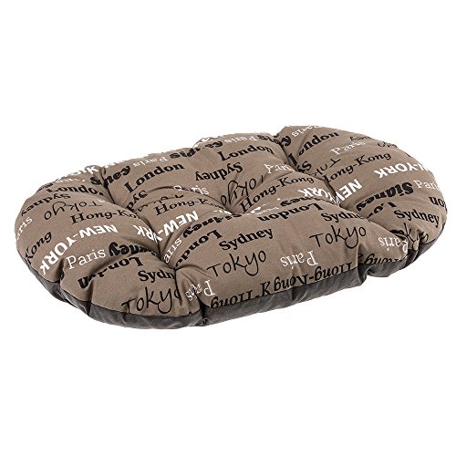 Ferplast Relax C 100/12 Perro Cama, algodón, 100 x 63 cm, Ciudades