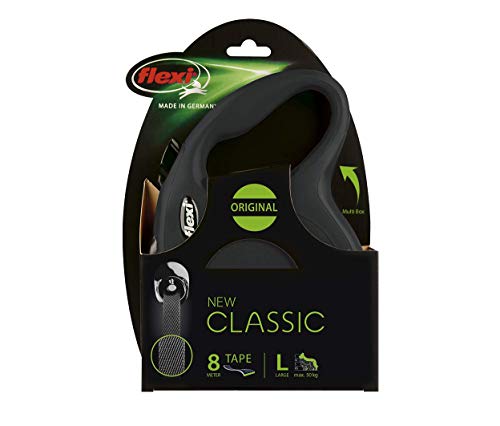 Flexi Classic L Cinta 8 m, Negro