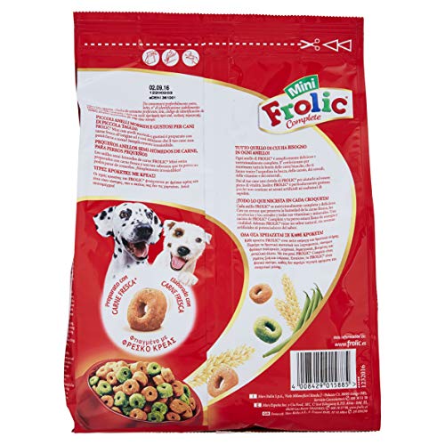 Frolic Pienso para perros adultos mini de aves de 1kg (Pack de 6)