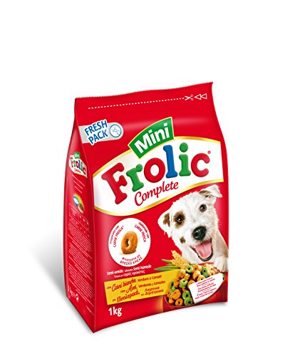 Frolic Pienso para perros adultos mini de aves de 1kg (Pack de 6)