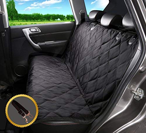 funda de asiento vehicular adaptable al animal mascota, funda de asiento anti-desgaste Alfheim adaptable al animal mascota, montada en los asientos de fila trasera vehicular, está equipada con la ancl