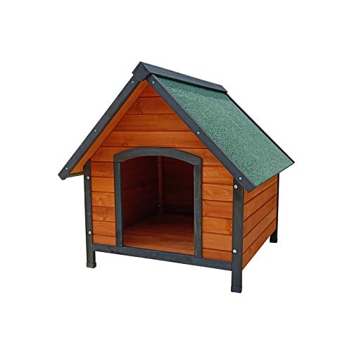 Gardiun KNH1210 - Caseta de perro de madera Sweet a 2 aguas 72x76x76 cm