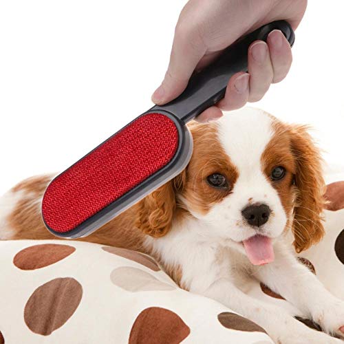 Gulunmun Cepillos para Perros Cepillo De Limpieza Portátil para Mascotas De Doble Lado para Perros, Gatos, Ropa, Sofá-22X5.5Cm S