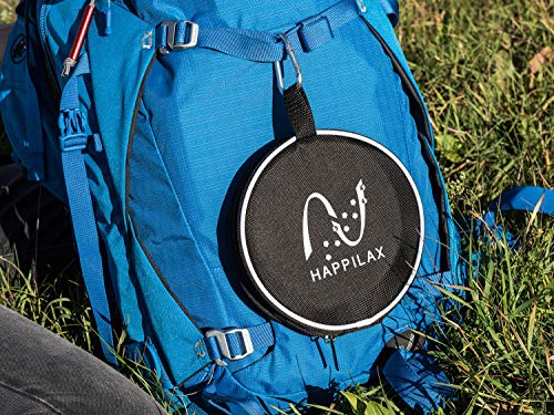 Happilax Comedero y Bebedero portátil y Plegable para Perro y Gato con Bolsa de Viaje