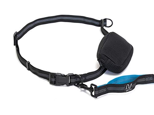 Happilax Correa Perro Manos Libres Extensible Ideal para Correr, Bicicleta, Deporte, Jogging