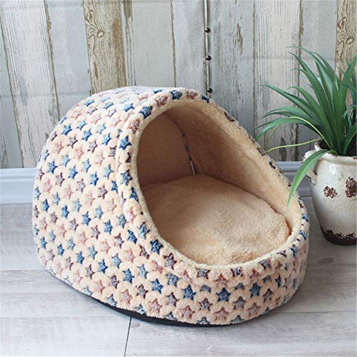 HBHUBO Cama Universal para Mascotas Four Seasons, sofá para Mascotas pequeño y Mediano Cama Tranquila para Bulldog francés Casa para Mascotas cómoda y Suave Casa para Perros,2,50 * 47 * 35CM