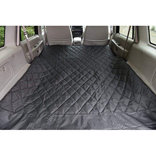 HONCENMAX Grande Perro Vehículo Protector de Maletero Cubierta del Revestimiento de Carga Mascota Cubierta de Asiento Estera Antideslizante Impermeable Universal para Camionetas SUV - XL