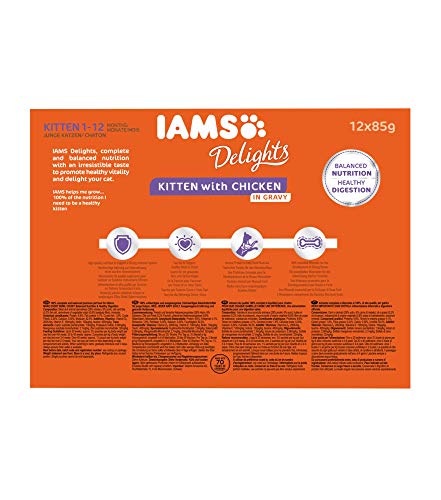 IAMS Delights Gatito y Junior con Pollo en salsa [1,02 kg]