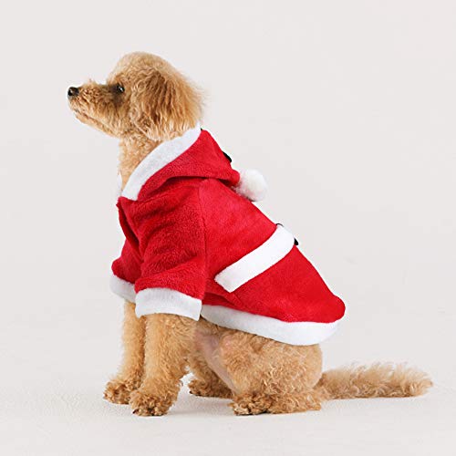 Idepet - Chaqueta de invierno con capucha para perros y gatos, para perros pequeños, medianos y grandes, gatos, chihuahua, Yorkshire S, M, L, XL, XXL