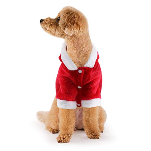 Idepet - Chaqueta de invierno con capucha para perros y gatos, para perros pequeños, medianos y grandes, gatos, chihuahua, Yorkshire S, M, L, XL, XXL