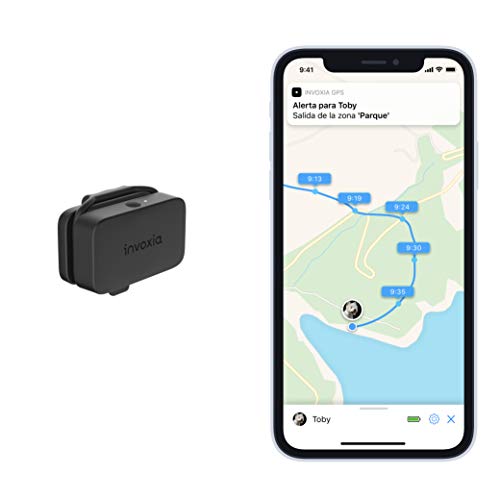 Invoxia Pet Tracker - Rastreador de GPS para gatos y perros con seguimiento de actividad, incluido ABO - Batería de larga duración - Ligero y pequeño