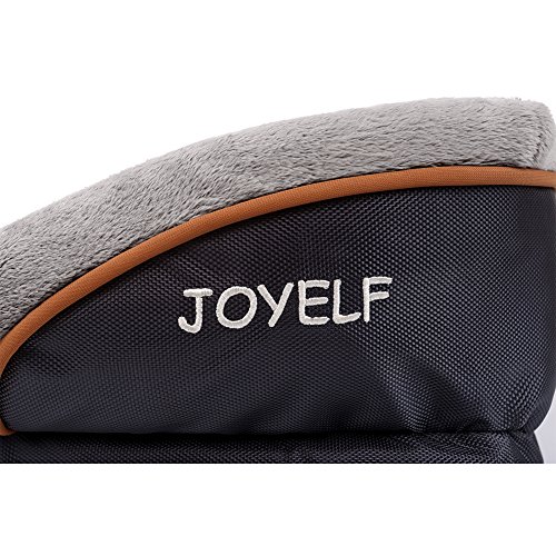 JOYELF - Cama/sofá ortopédica/o para perro de espuma viscoelástica. Con funda extraíble lavable, y juguetes chirriantes como regalo