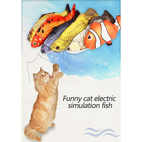 Juguetes Eléctricos para Peces Juguetes Interactivos para Mascotas para Mascotas Juguetes para Peces Limpieza De Dientes Juguetes Interactivos para Gatos,C