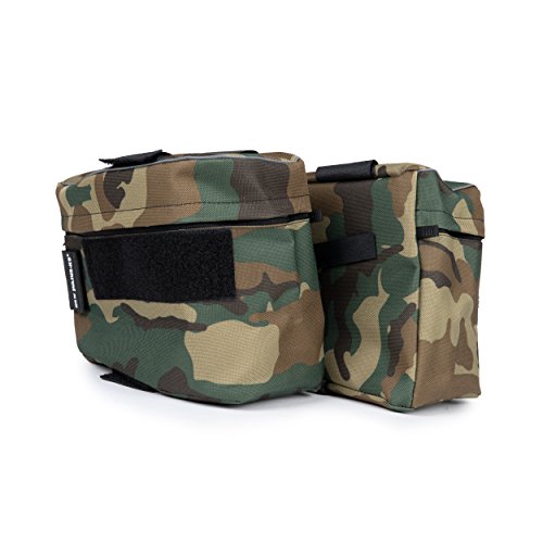 Julius-K9 Bolsos Laterales para IDC-Powerharness, Camuflaje, Talla 0