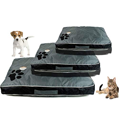 JZTRADE Cama para Perros Manta Perro Perro Cama Cachorro Cama Perro de la Comodidad de la Cama Cama del Perro Suave Veterinario Cama Black,m