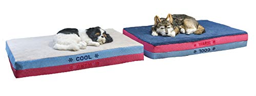 K9-Pursuits - Cama ortopédica de Espuma viscoelástica Reversible para Todas Las Estaciones, enfriamiento y Calentamiento, M