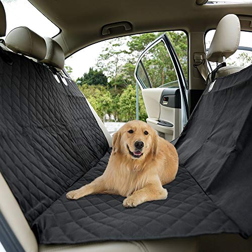 KYG Cubierta de Asientos de Coche Impermeable para Perros Protector de Mascotas Funda de Asientos Antideslizante y Comodo Manta Animal de Coche para Coche Camión SUV para Viajes