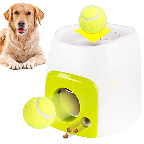 Lanzador de pelotas interactivo para perros, juguete dispensador de alimentos, juguetes de recompensa, herramienta de entrenamiento de animales, lanzador de rompecabezas para mascotas