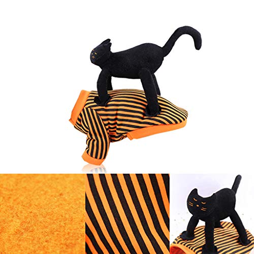 Lazder disfraz de Halloween para mascota divertido perro gato cosplay cachorro gatito forro polar con capucha abrigo, Microfibra, multicolor, xx-large