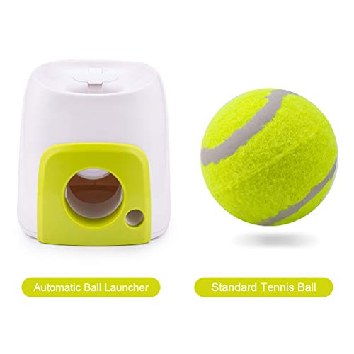 Mekta Perro Interactivo Entrenamiento Smart Feeder Dog Intelligence Snack Machine, automática Perro Pelota Lanzador Perro Pelota lanzar Juguetes interactivos Mascotas Juguetes