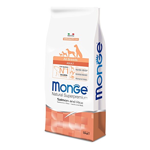 Monge All Breeds Adult con salmón y arroz de 12 kg