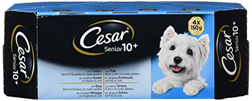 Multipack de 4 tarrinas de 150g para perros senior de +10 años  |  [Pack de 6]