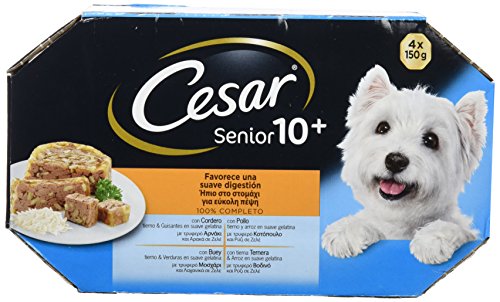 Multipack de 4 tarrinas de 150g para perros senior de +10 años  |  [Pack de 6]