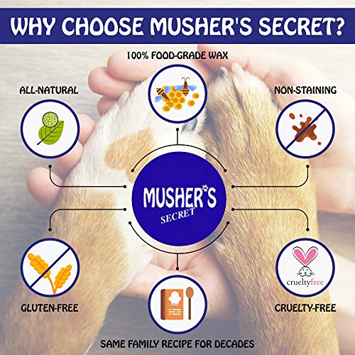 Mushers mush-60G - Protection con Ceras para Patas de Mascota, 200 g